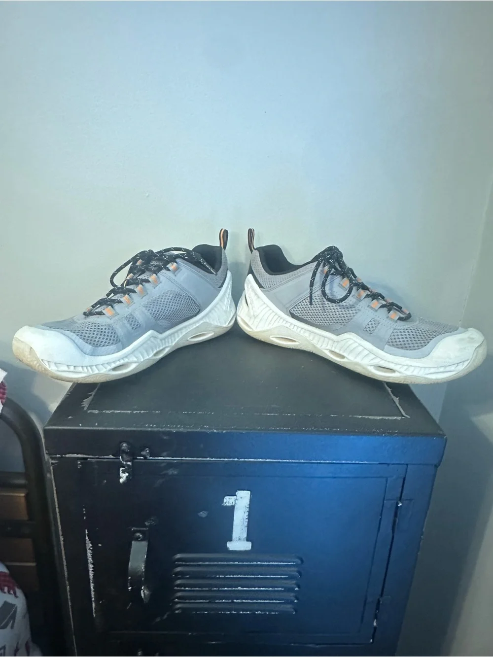 Columbia Gray and Orange Outdoor Boat Shoes